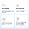KIBEE Portable Misting Fan - 4000mAh Rechargeable, 50ml Water Tank,