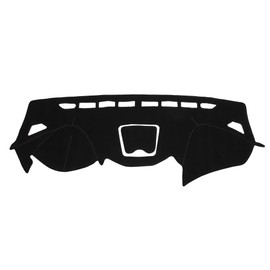 X AUTOHAUX Dashboard Cover Compatible for Hyundai Santa Fe 2013-2018, Non-Slip Polyester Black Dash Cover Mat Dash Board Protector Cover