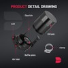 BDFHYK 300ml Oil Catch Can Kit, Universal Baffled Catch Can