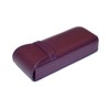 Benno Glasses Case with Clip Bordeaux