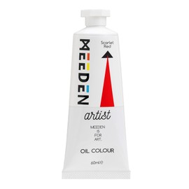 MEEDEN Artist Grade Oil Paint: Scarlet Red - 60ml/2oz Tube - Professional Art Paints for Canvas Painting