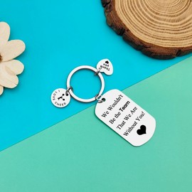 Dabihu Cheerleader Appreciation Gifts Keyring Thank You Gifts for Cheer Coach Cheer Team Gifts Cheer Keychain for Cheerleading Competition Graduation End of Season Gifts Colleague Farewell Gift