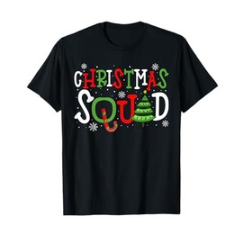 Christmas Squad Shirt, Christmas Matching Family Pajama T-Shirt
