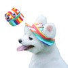 Dog Baseball Cap Outdoor Pet Sun Hat Summer Canvas Visor