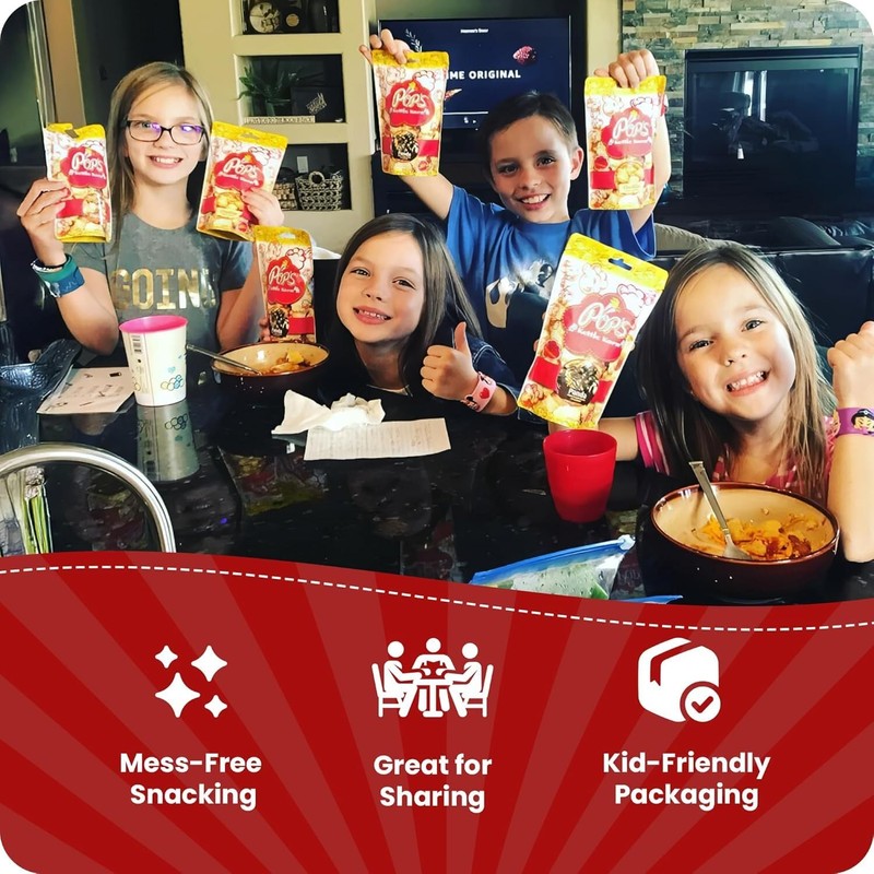 Pop's Kettle Korn- Savory Cheddar| 4-Pack Savory Cheddar - Gluten-Free,
