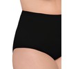 Body Wrap Women's Mid-Rise Panty Shapewear, Black, 3X