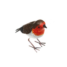 The Present Shop Small Metal Robin, Multicolor, 9cm x 5cm x 11cm