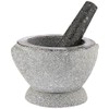 Libertyware Stone Granite Mortar and Pestle 4 Cup Capacity, 8