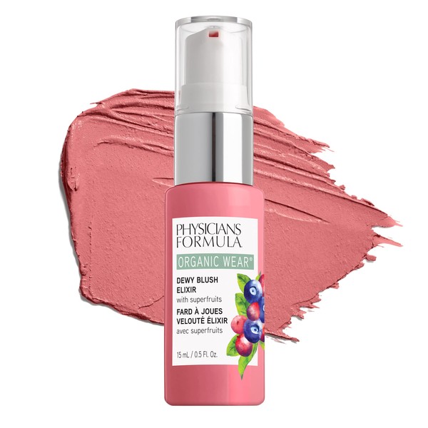 Physicians Formula Organic Wear Natural Dewy Face Blush Makeup Elixir,