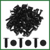 Motoforti 100Pcs 9mm Hole Car Fastener Rivet Retainers Push Pin