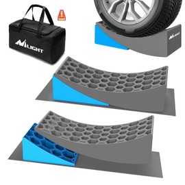 Nilight Camper Leveling Blocks, Leveling System for Single Dual Axle Travel Trailers, Suitable for More Types of Tyres, 2 Packs