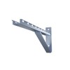 Electro Zinc Plated Wire Mesh Cable Tray Bracket, Silver Steel,