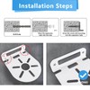 2 Pack Wall Mount Holder for Deco BE23/BE25/BE3600/BE5000 Mesh WiFi
