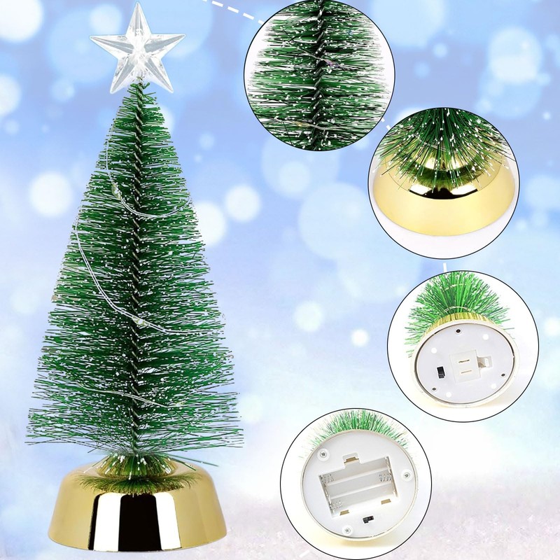 LED Mini Christmas Tree, Miniature Artificial Christmas Tree, Christmas Tree