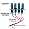 MGI SpeedWare 4 LED Lighted Toggle Rocker Switch Panel 12vDC