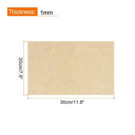 MECCANIXITY Adhesive Felt Sheets, Felt Fabric Crafts Back Adhesive Felt Sheets 11.8 inch x 7.9 inch Peel and Stick Khaki for DIY Sewing Crafting Projects 10 Pcs