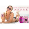Women's Portable Mini Electric Razor, Painless Rechargeable Shaver for Face,