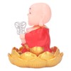 Nodding Smiling Buddha Maitreya Automatic Laughing Car Dashboard Solar Buddha