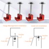 Truck Tool Box mounting kit Clamps for Pickup Truck Tool