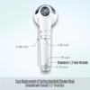 POSEION BT100 DB Filtered Shower Head – Handheld, High Pressure,
