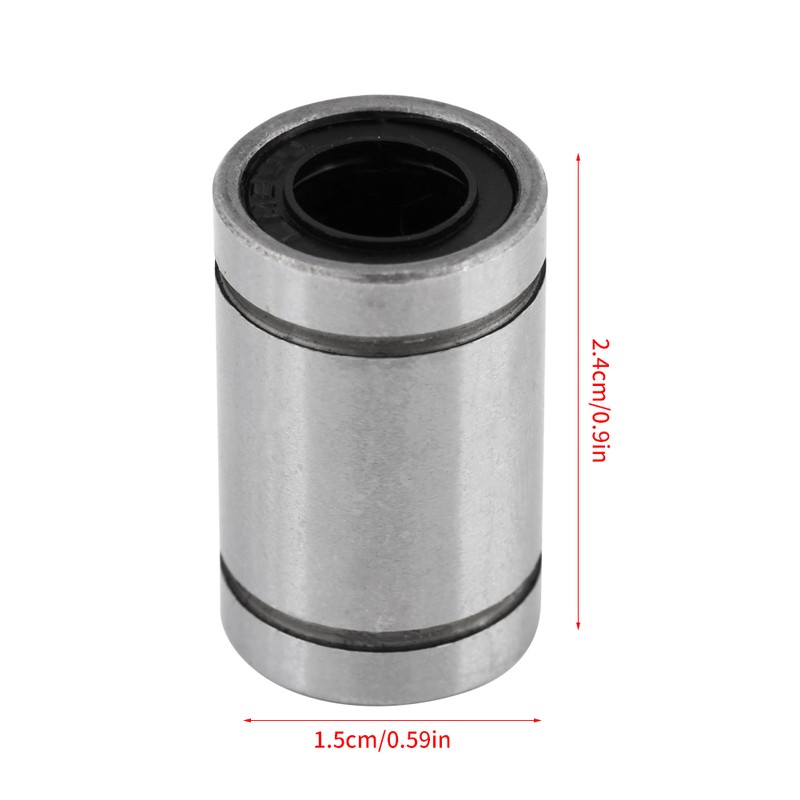 12pcs LM8UU 8mm Linear Motion Ball Bearing Bushing for 3D