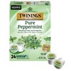 Twinings Pure Peppermint Herbal Tea K-Cup Pods for Keurig, 24
