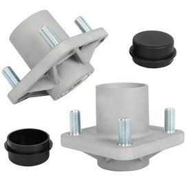 FAHKNS Aluminum Golf Cart Front Wheel Hub Assembly, Suitable for EZGO RXV Gas & Electric Golf Carts 2008-Up, Replace OEM# 609603(2 Pack).