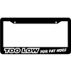 Car Plate Frames TOO LOW FOR FAT HOES lowered jdm