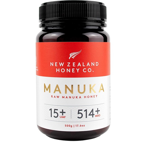New Zealand Honey Co. Raw Manuka Honey UMF 15+ / MGO 514+ | 17.6oz / 500g