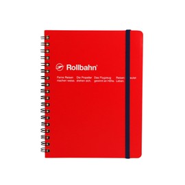 Roruban Memo Pad with the Pocket B6 Grid 70 Pages Red