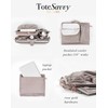 ToteSavvy Deluxe Bag Organizer Insert - Color: Toffee