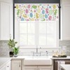 Easter Bunny Valances for Kitchen Bunny Eggs Easter Valance for