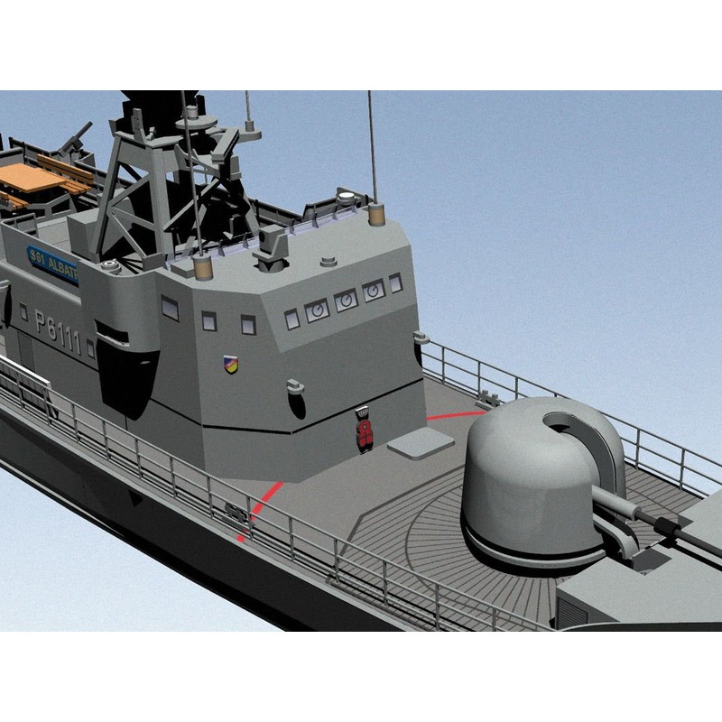 HMV 3224 Papermodel Fast Attack Craft Class 143 S61 Albatros