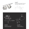FEMILA 43" Track Light, Brushed Nickel LED Track Lighting Fixtures