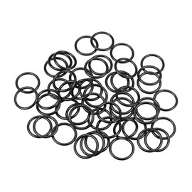 sourcing map Nitrile Rubber O-Rings 24 mm OD 19 mm ID 2.5 mm Width Metric Sealing Ring Seal Pack of 50