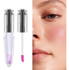 Rubor Líquido, Rubor Transparente Hidratante que Cambia de Color para Mejillas Duraderas