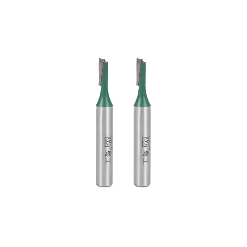 sourcing map Router Bit 1/4" Shank 1/8" Cutting Dia Single