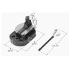 A.D International Lathe's Ball Turning Attachment with Size Scale (USA