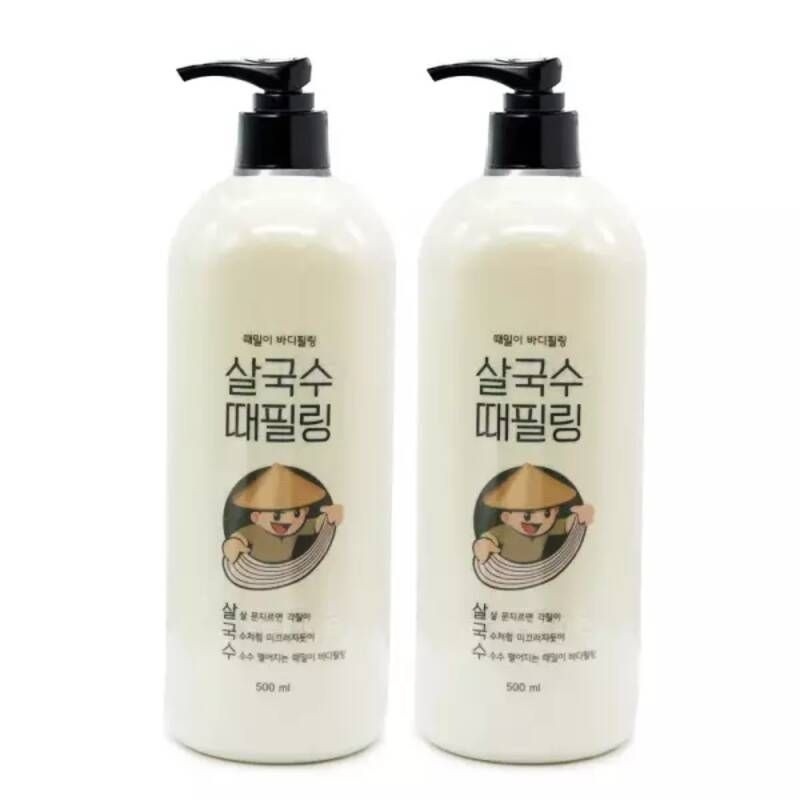 Laquebert 라끄베르 때밀이 바디필링 살국수 500ml+500ml 때필링