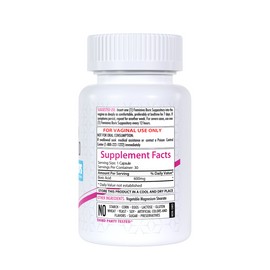 HealthFare Feminiva Boric Aci Vaginal Suppositories 30 Count 600mg Pure USA Made