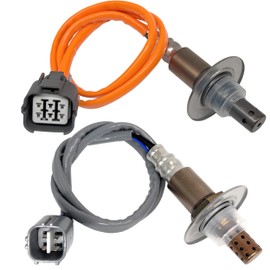 2Pcs 234-9123 234-4445 Upstream & Downstream O2 Oxygen Sensor Compatible with 2006-2010 Subaru Forester 2.5L,2006-2011 Impreza 2.5L H4 / 2006 Saab 9-2X 2.5L Replaces 22641-AA360, 22690-AA490