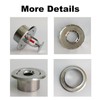1Pcs Fire Sprinkler Cover Adjustable Escutcheon Ring Semi-Recessed Decorative Plate