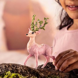 Schleich Bayala Magic Deer Pink Toy Figure Exploring Fantasy Realm For Kids