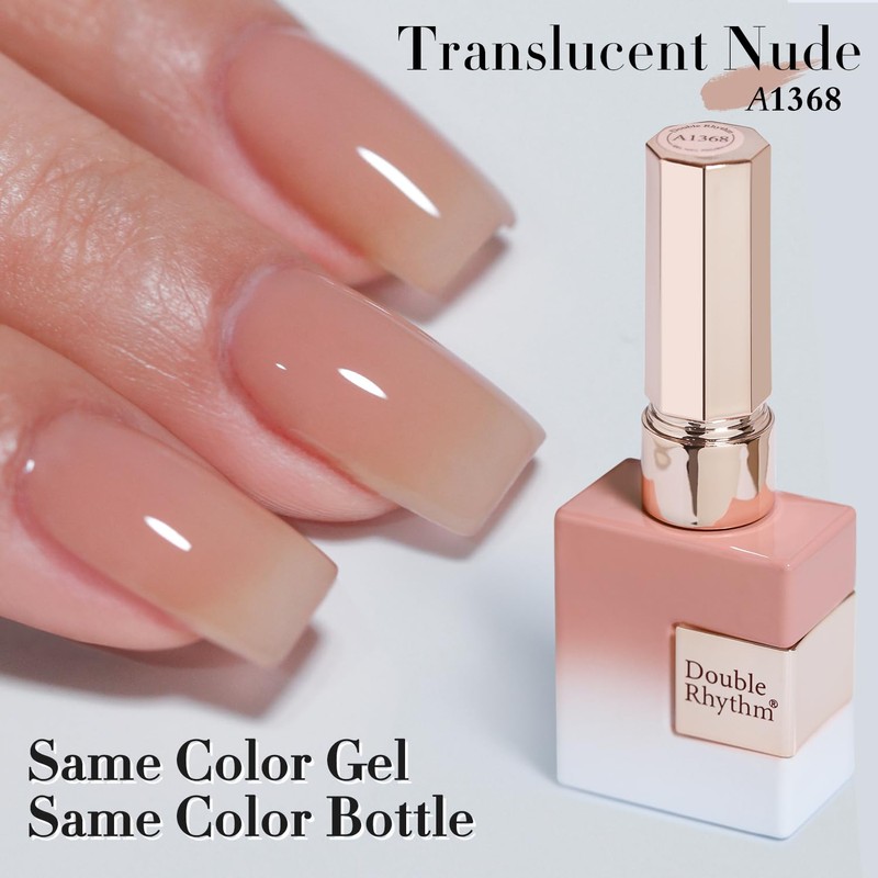 Double Rhythm 15 ML Gel Polish Pure Sheer Same Color