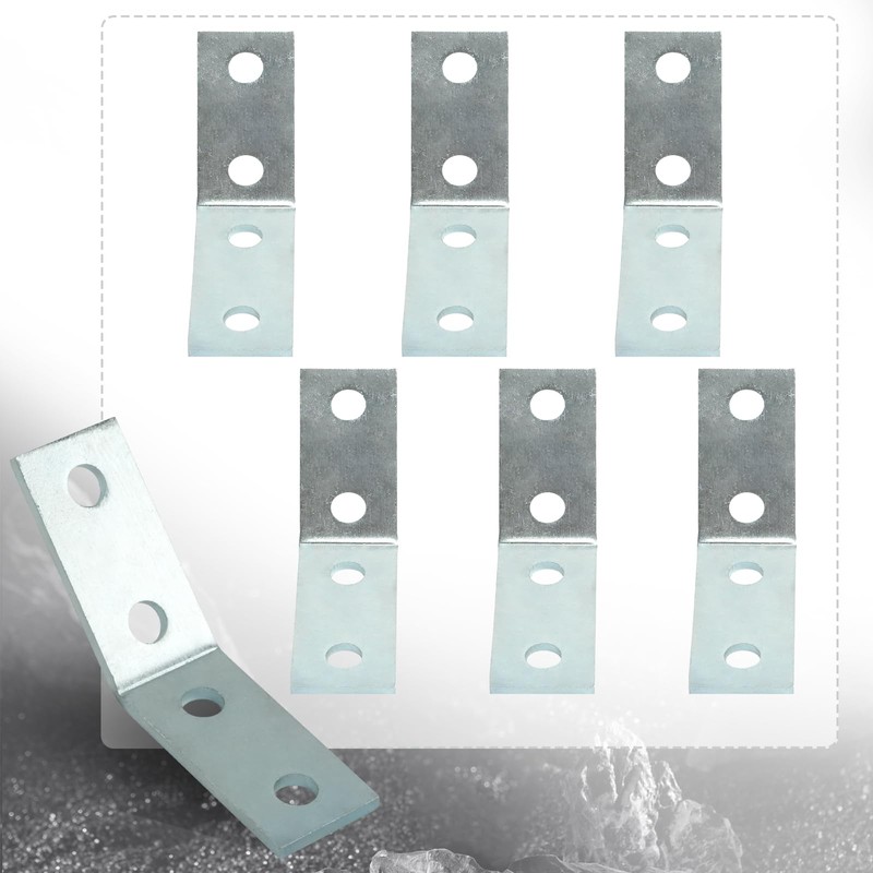 CNQLIS 6 Pack 45 Degree Angle Bracket Fitting for 1-5/8"