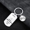 BESPMOSP Daddy Daughter Keychain Gifts Papa Dad Father's Day Birthday