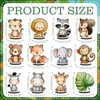 12 Pcs Woodland Animals Table Centerpiece, Cute Animals Baby Shower
