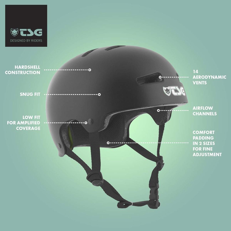 TSG Helmet Evolution, Solid Colour, blue, L-XL