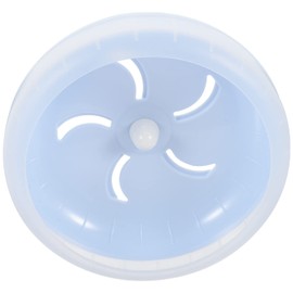 Gerbil Exercise Wheel, Transparent Hamster Ball for Dwarf Hamsters to Relieve Boredom and Increases Activity Chinchilla Cage (Blue)