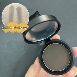 Hairline Powder - Root Cover Up Powder- Root Touch Up Powder - Enhance Hairline Powder - Instantly Hair Color Shadow Cover Gray Hair Root - Hair Touch-Up, Thin Hair Powder (Dark Brown, 4g)